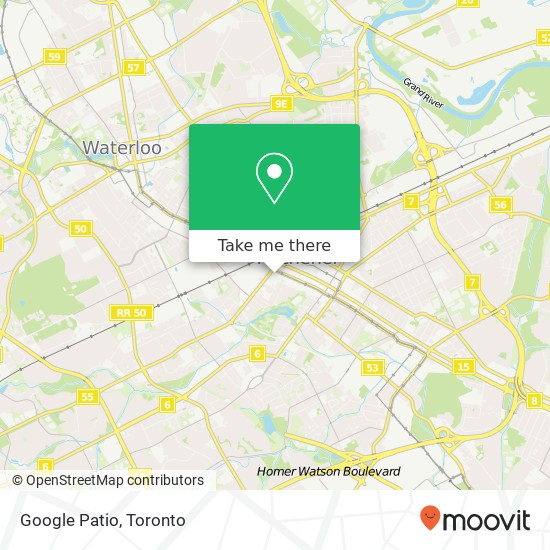 Google Patio map