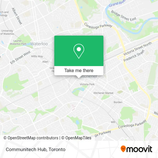 Communitech Hub map