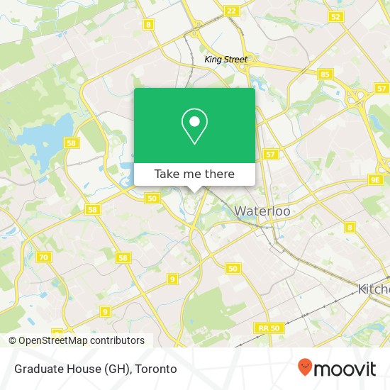Graduate House (GH) map