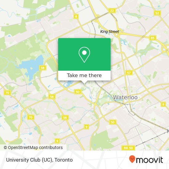 University Club (UC) map