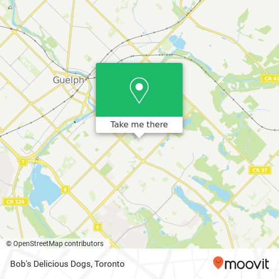 Bob's Delicious Dogs map