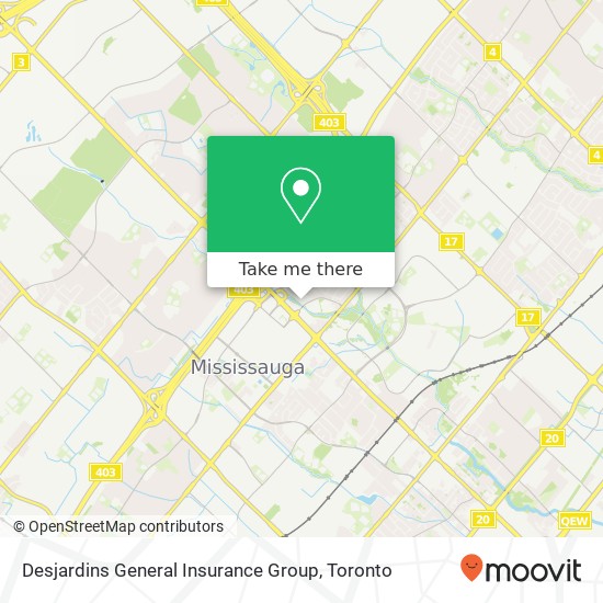 Desjardins General Insurance Group map
