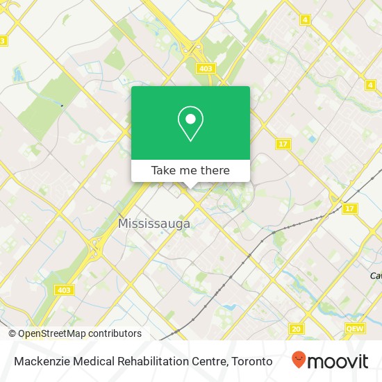 Mackenzie Medical Rehabilitation Centre map