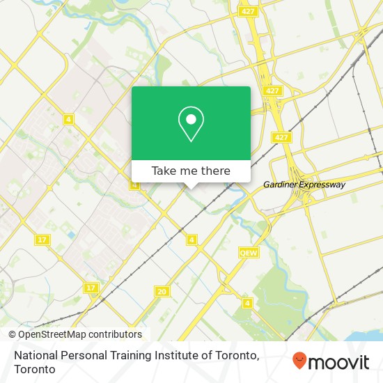 National Personal Training Institute of Toronto plan