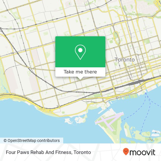 Four Paws Rehab And Fitness map