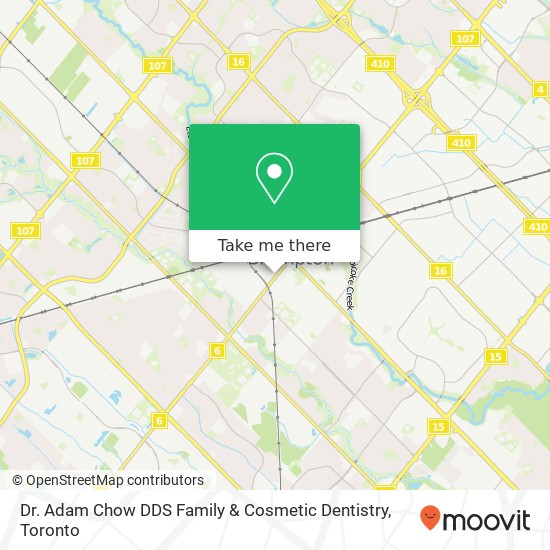 Dr. Adam Chow DDS Family & Cosmetic Dentistry map