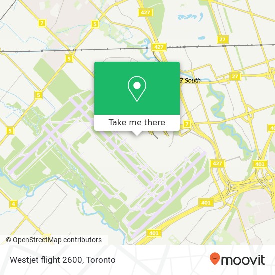 Westjet flight 2600 map