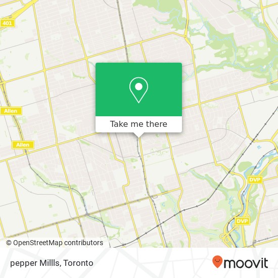 pepper Millls map