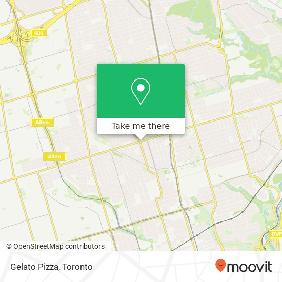 Gelato Pizza map