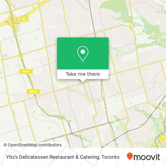 Yitz's Delicatessen Restaurant & Catering map