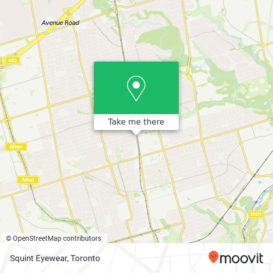 Squint Eyewear map