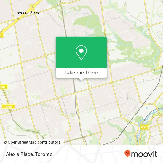 Alexis Place map