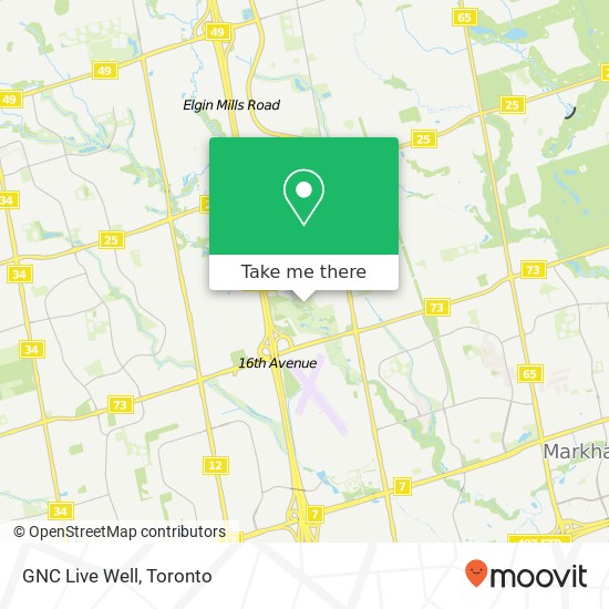 GNC Live Well map