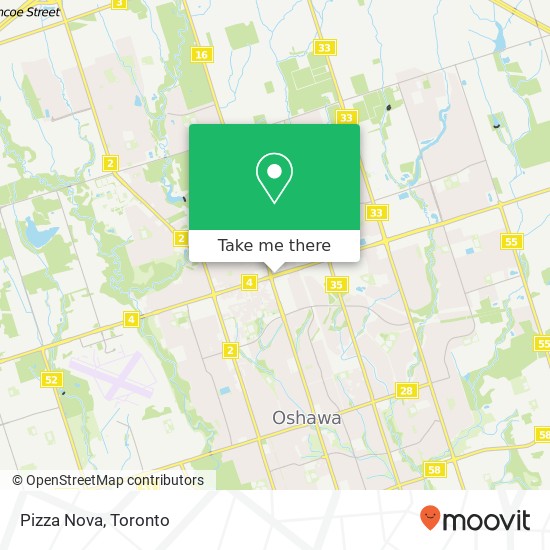 Pizza Nova map