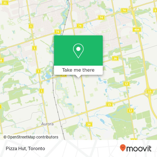 Pizza Hut map