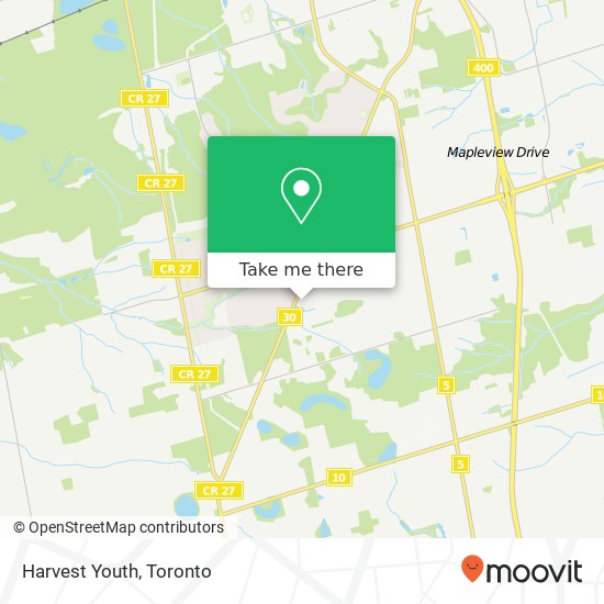 Harvest Youth map