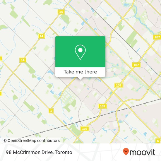 98 McCrimmon Drive map