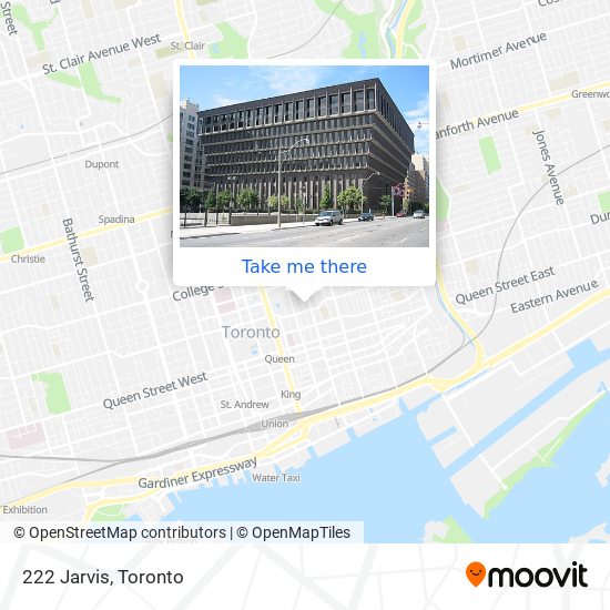 222 Jarvis map