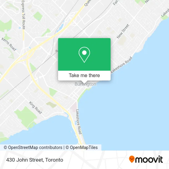 430 John Street map