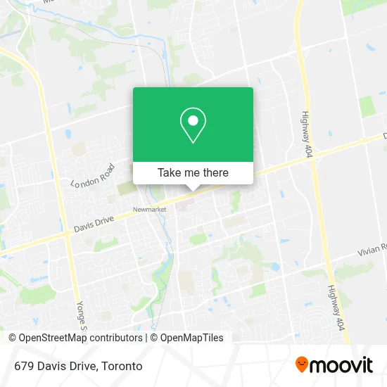 679 Davis Drive map