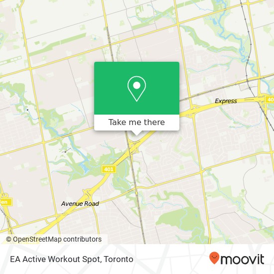EA Active Workout Spot map