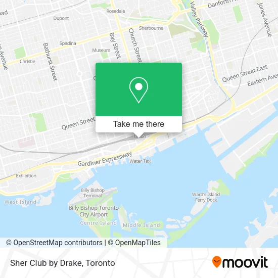 Sher Club by Drake map