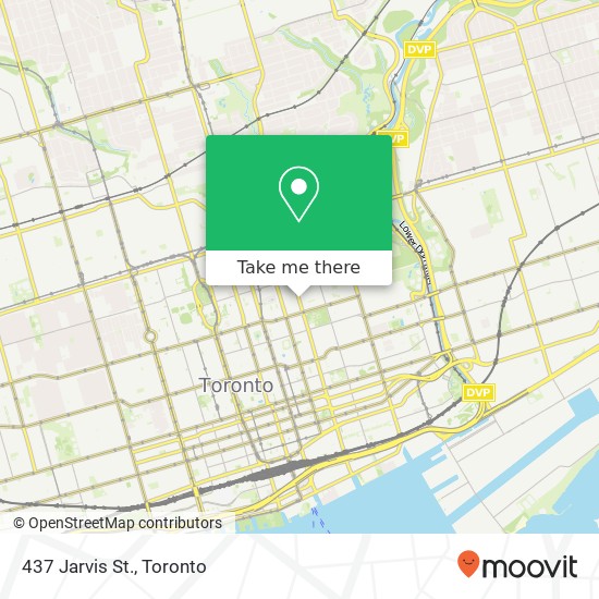 437 Jarvis St. map