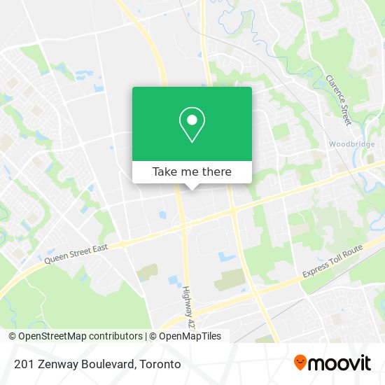 201 Zenway Boulevard map