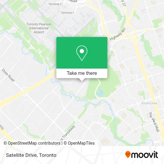 Satellite Drive map