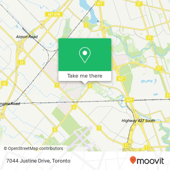 7044 Justine Drive map