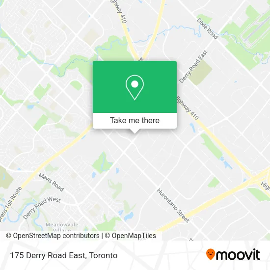 175 Derry Road East map
