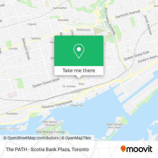 The PATH - Scotia Bank Plaza map