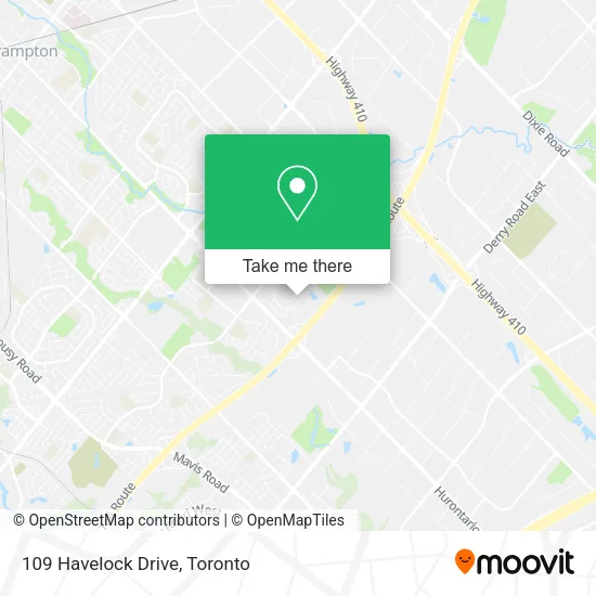 109 Havelock Drive map