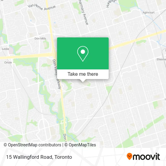 15 Wallingford Road map