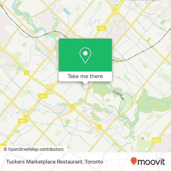 Tuckers Marketplace Restaurant map