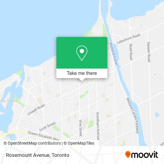 Rosemount Avenue map