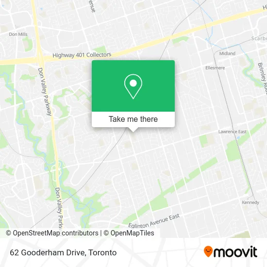62 Gooderham Drive map