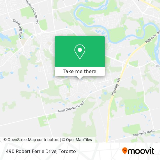 490 Robert Ferrie Drive map