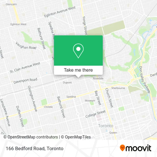166 Bedford Road map