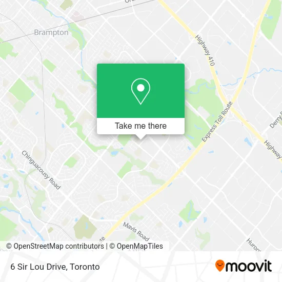 6 Sir Lou Drive map