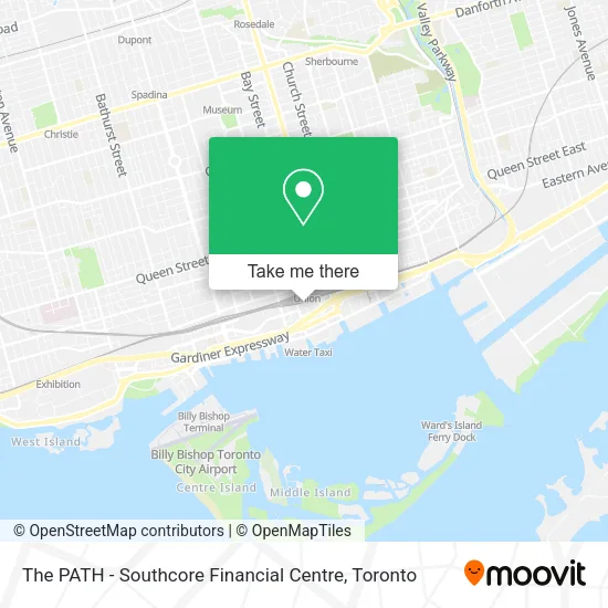 The PATH - Southcore Financial Centre map