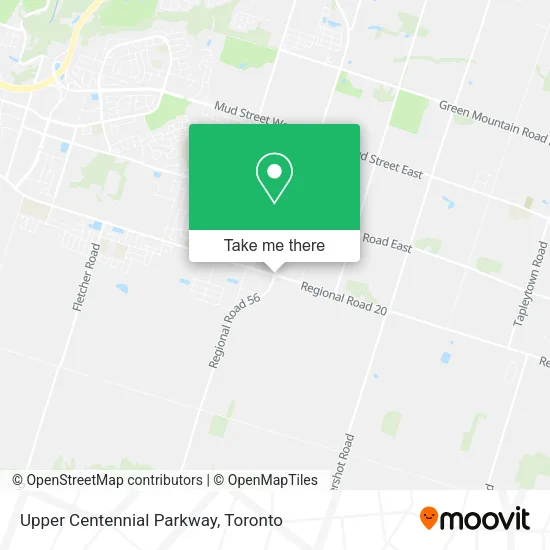 Upper Centennial Parkway map