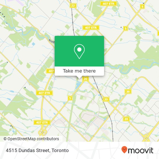 4515 Dundas Street map