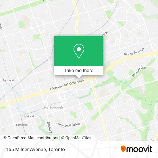 165 Milner Avenue map
