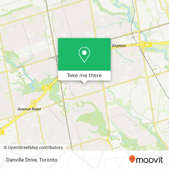 Danville Drive map