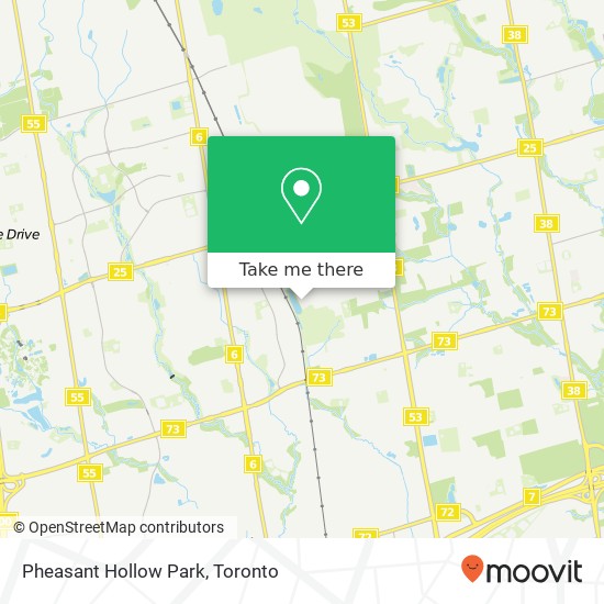 Pheasant Hollow Park map