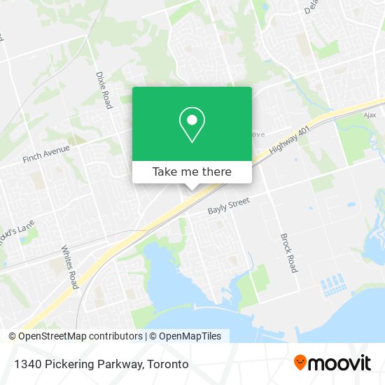 1340 Pickering Parkway map