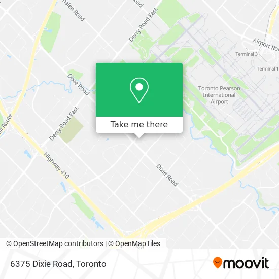 6375 Dixie Road map