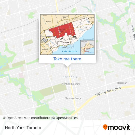 North York map