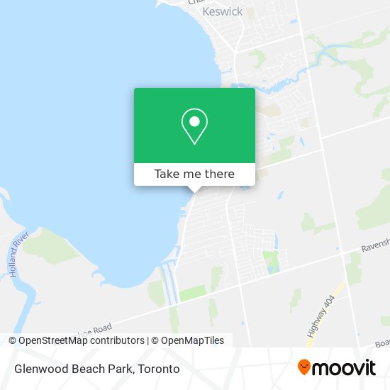 Glenwood Beach Park map